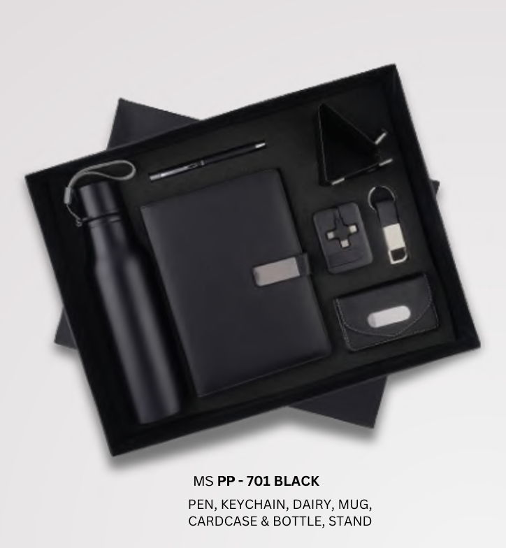7-in-1 Pen, Keychain, Diary, Mug, Bottle, Stand & CardCase